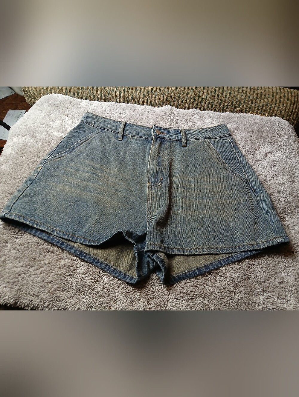 Dazy Women's High Waisted Denim Shorts Size XXL Blue Jean Hot Pants